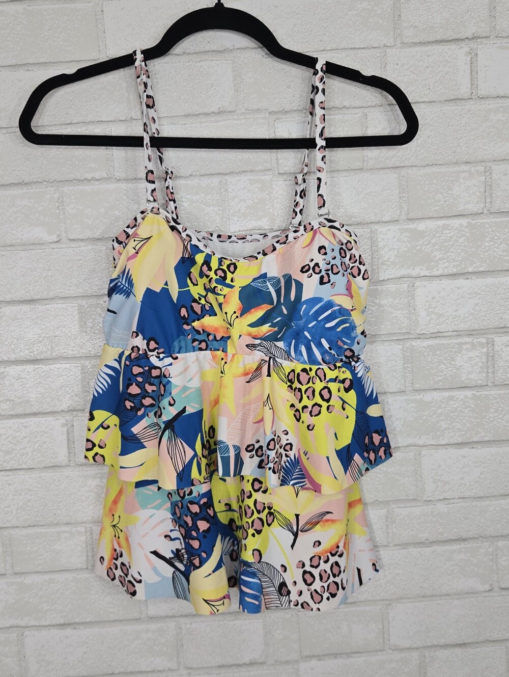 VENUS colorful ruffle‎ tankini